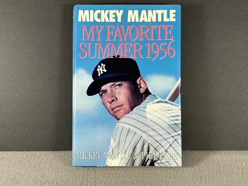 Mickey Mantle My Favorite Summer 1956 AUTOGRAPHED BOOK collectors edition COA - 第 1/4 張圖片