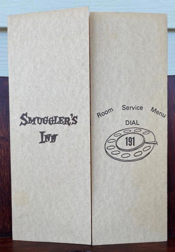 Vintage Room Service Menu SMUGGLER'S INN Restaurant Chain - 第 4/5 張圖片
