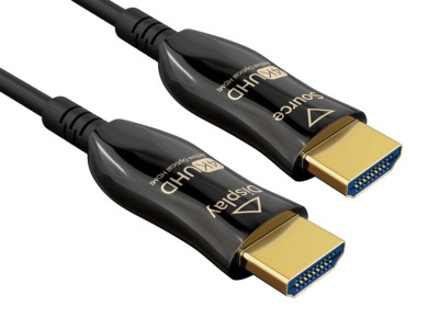 50ft High Speed HDMI Fiber Optic Cable (AOC), HDMI 2.0, Plenum Rated, 4K Supp...
