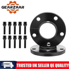 Fits BMW E46 E60 E92 15mm Black Hubcentric Wheel Spacers & Bolts 72.6 5x120 PCD