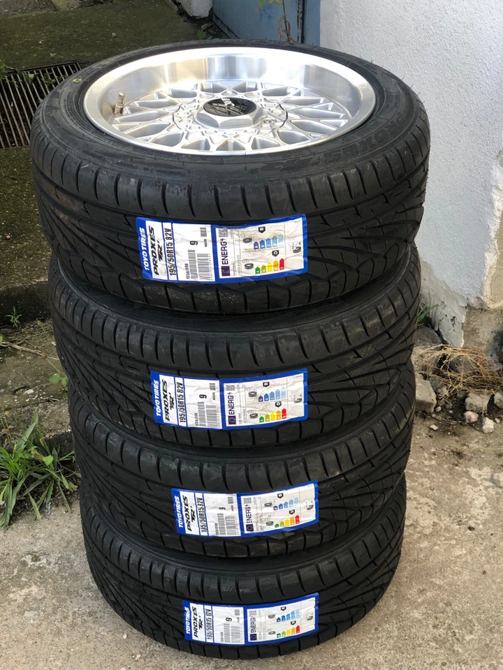 4x neu RETRO Sommerräder Ronal LS 15" 4x100 Toyo Reifen für VW Golf 1 2 Jetta - Bild 2 von 4