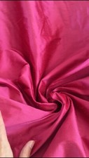 150 cm sur 150 cm Coupon tissu soie sauvage rose satiné couture
