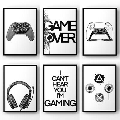 Gaming Prints Gamer Poster Gamer Gift Gaming Room Games 