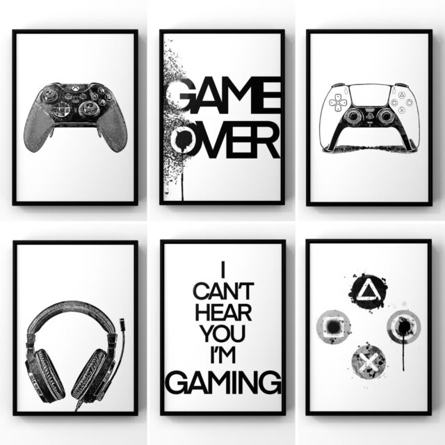 Gaming Poster Xbox Wall Art Gamer Print Games Room Art PS4 PS5 Teen Gifts Gaming Poster Xbox Wall Art Gamer Print Games Room Art PS4 PS5 Teen Gifts