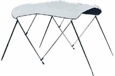 Carver Industries 402WV 3 Bow 67In-72 InchWhite Vinyl-Bimini Top Made By...