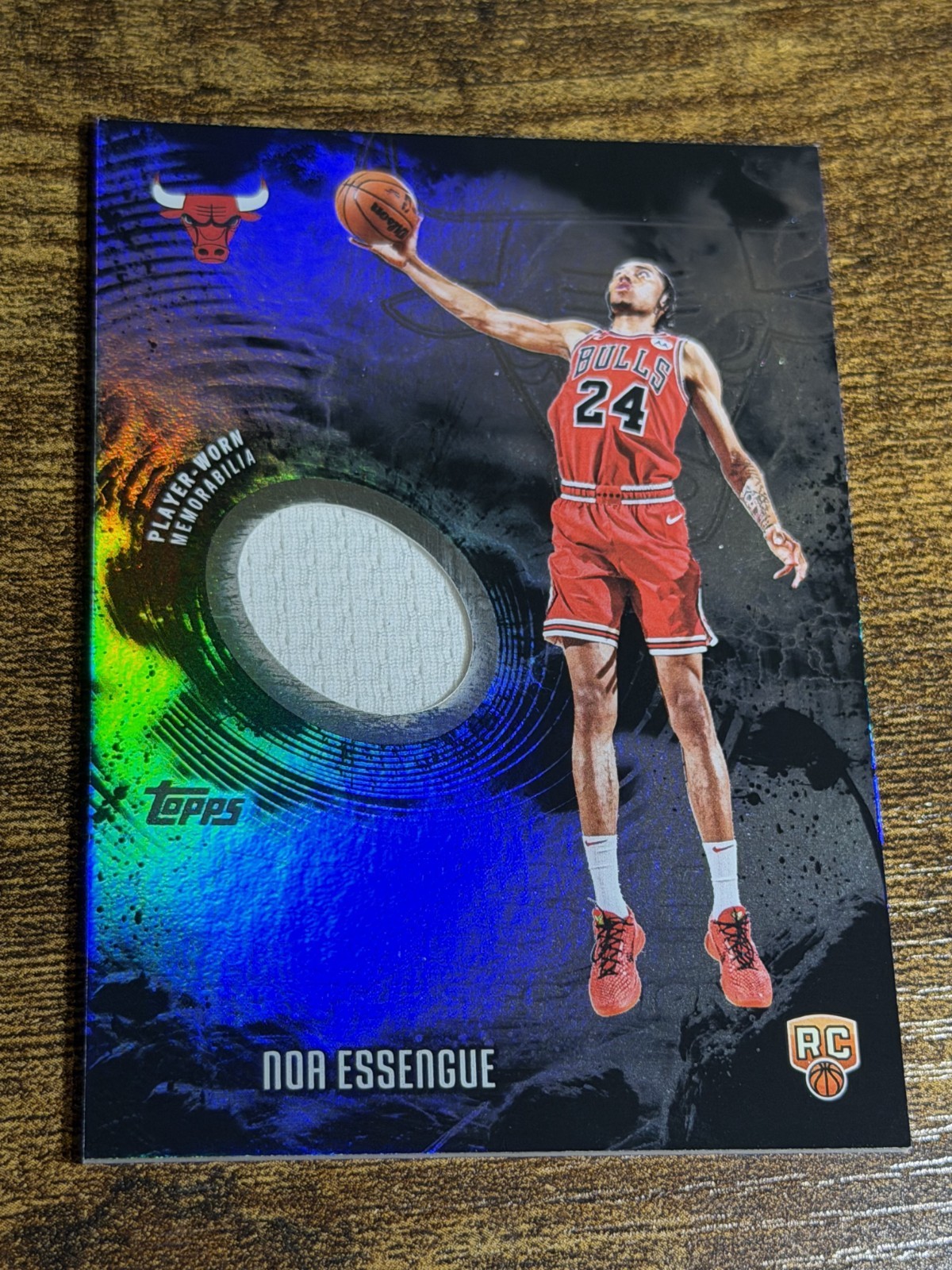 NOA ESSENGUE 2025-26 Topps #RTO-NE Rookie Rise to the Occasion Patch Mem Silver