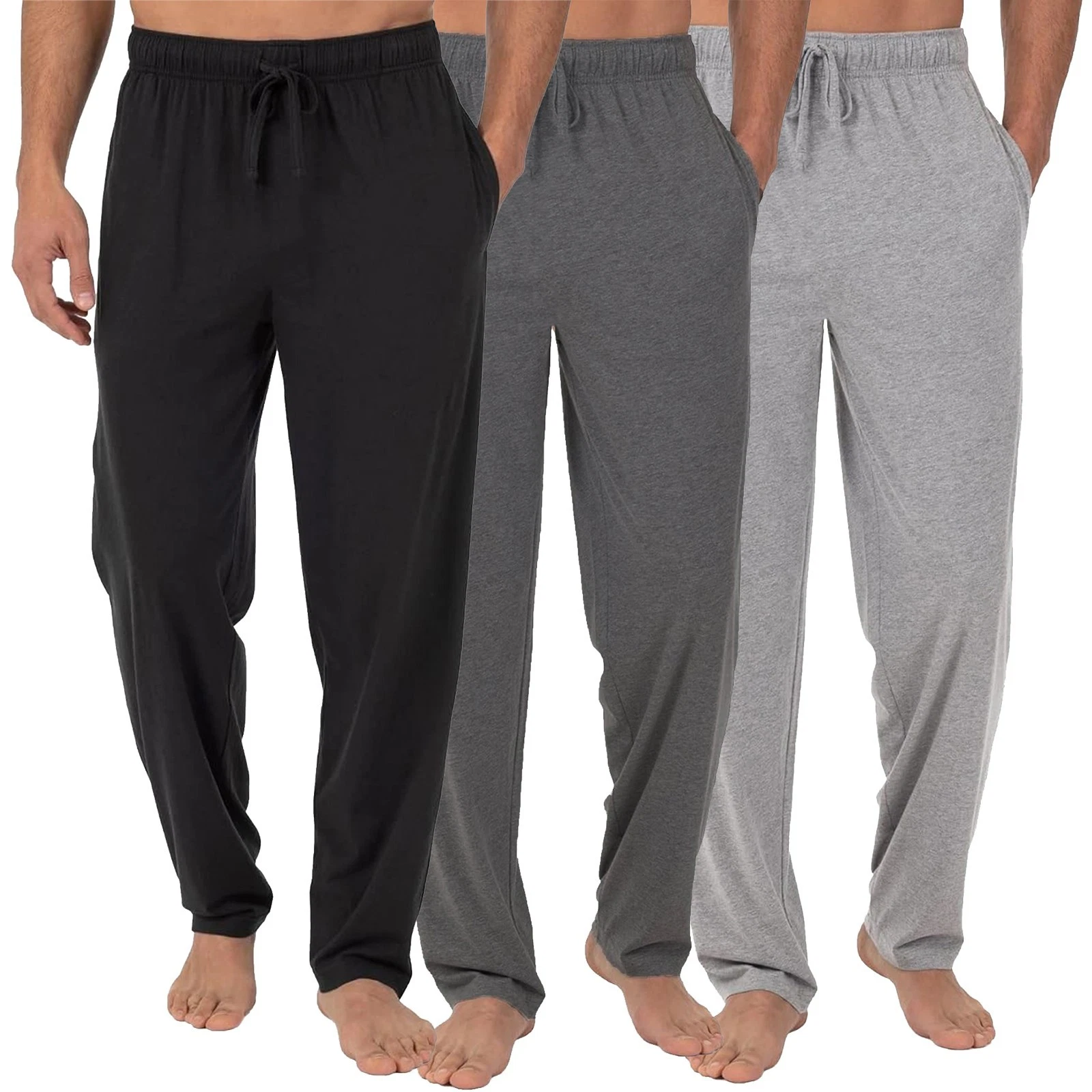 3-Pack New Men's Classic Modern Fit Lounge Pants (Sizes: S-3XL) Free Shipping