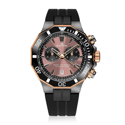 Edox - 10112 357GRNCA BRNR - Armbanduhr - Herren - Quarz - DELFIN THE ORIGINAL