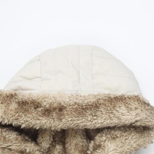Abercrombie & Fitch Women's Beige Puffer Coat L - Picture 12 of 12