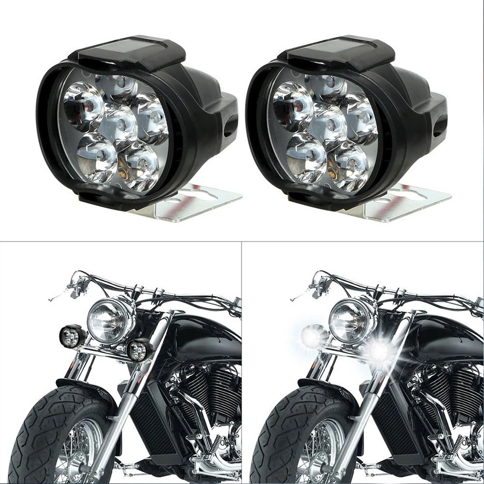 Work light Fog 8W Headlight Motorcycle Spot Waterproof 12V Work 63*52mm - Image 4 of 4