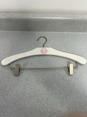 Victoria Secret Clothes Hangers Off White With Pink Brand Stamp Lot Of 20