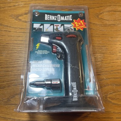 Bernzomatic ST1100TS 2-in-1 Butane Micro Torch Multi-Purpose Benz OEM New Old St