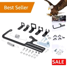EZ-EFI Cable Mount Kit: Adjustable Carburetor Throttle Bracket, Black