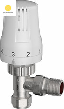 Thermostatic TRV Valve (15Mm X 1/2") Angled (1)
