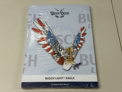 Busch Light Wall Mount Beer Deer Special Edition Eagle Mint Condition Unopened