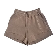Varley Atrium Alder Shorts Size Small S Taupe Brown DoubleSoft High Rise Lounge