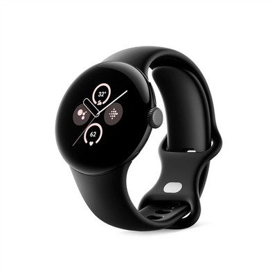 Google Pixel Watch 2 Black Case w/ Black Band - WiFi