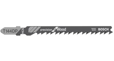 Bosch Stichsägeblatt T 144 DP Precision for Wood, 25er-Pack 2608633A39