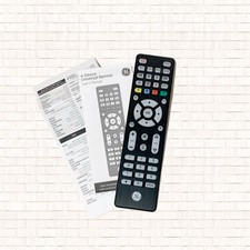 GE Blue Backlit Buttons Universal TV Remote C...