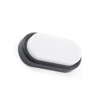 Outdoor Led Wandleuchte Fred 200 7W, 3000K, IP65, Dunkelgrau