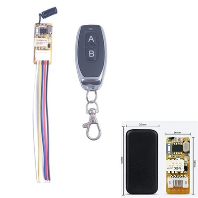 DC 3.3V-12V 1A Micro Wireless Remote Control Relay Switch Latching 433MHz