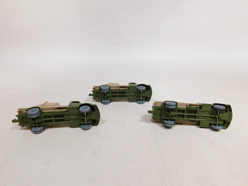 3X H0 1:87 Modello Betoniera Magirus S 3500 Rundhauber Mint #DX199-0,5 - Immagine 3 di 4