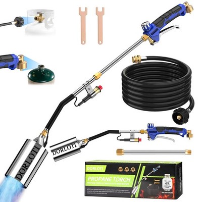 Propane Torch Weed Burner Kit, Blow Torch High Output with Self Igniter and T...