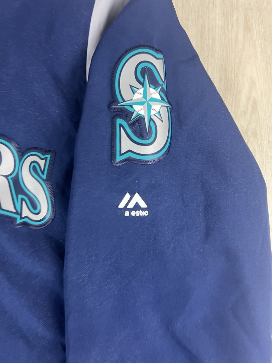Majestic - シアトル・マリナーズ オーセンティックオンフィールドジャケット Vintage Seattle Mariners Majestic Authentic Jacket Mens