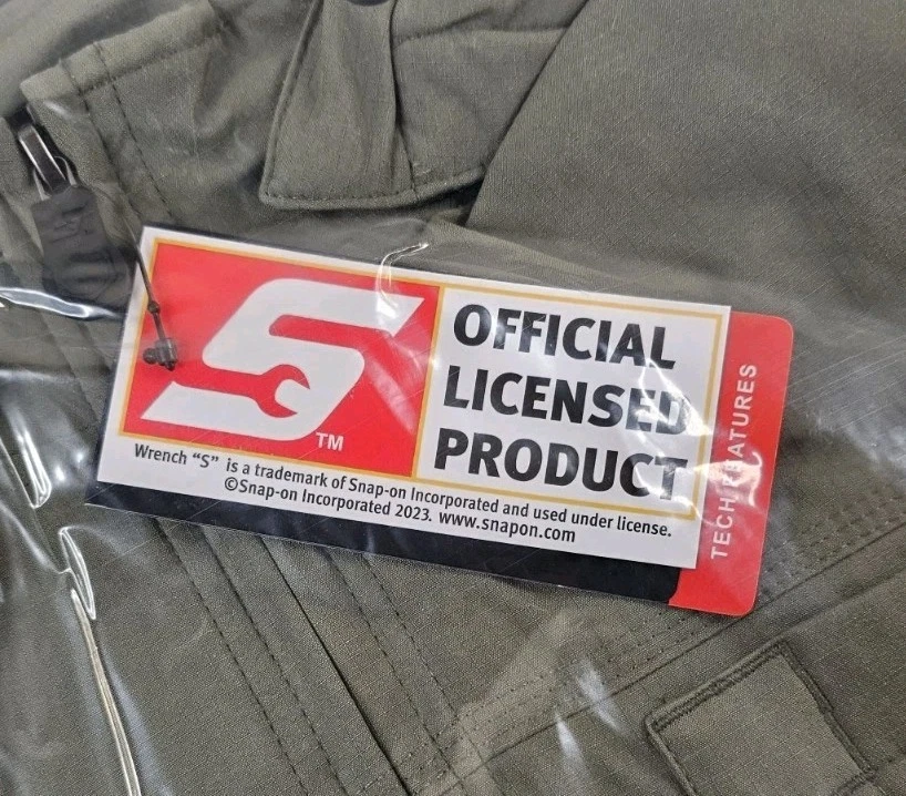 Snap-on Tools Hawthorne Padded Jacket Dusty Olive Size LARGE - Brand New Sealed - Image 4 of 4