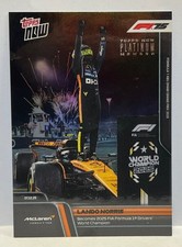 2025 Topps Now #p086 Lando Norris F1 Platinum Member Platinum Foil Sp