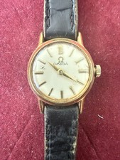 Omega Cal 245 Vintage Watch 17J Swiss Mechanical Running Gold Plated Working