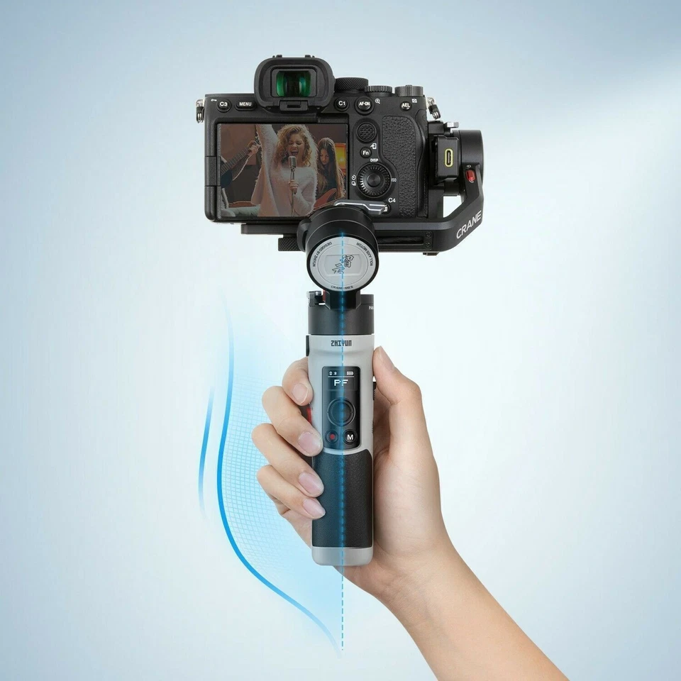 Zhiyun Crane M2S 3-Achsen-Gimbal-Stabilisator für Kamera Handy Handstabilisator - Bild 4 von 4