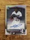 2025 Topps Bowman Chrome Sebastian Walcott Auto /499 Holo