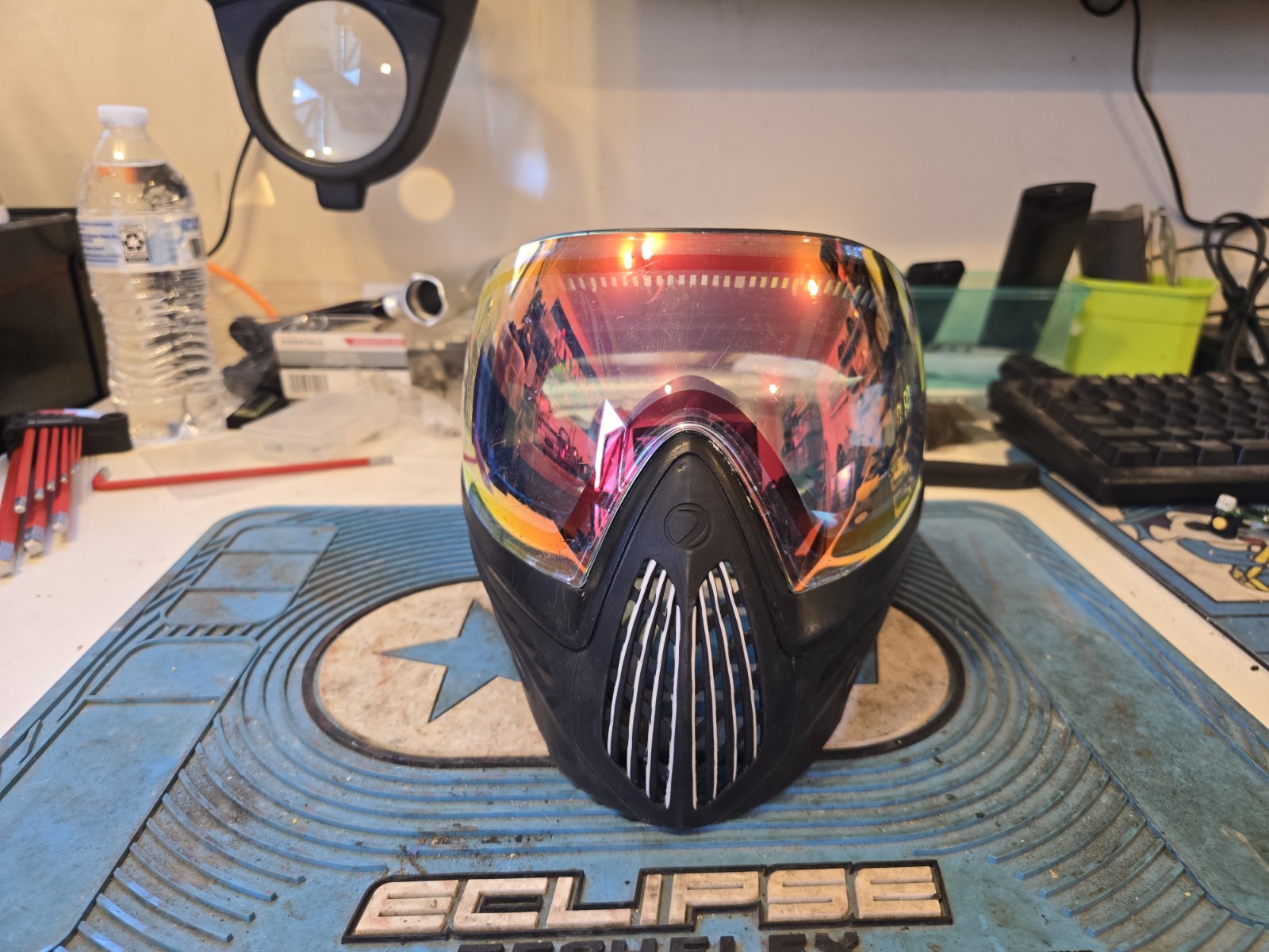 Dye I4 Invision Paintball Mask Dirty Bird Black/White/Red Us