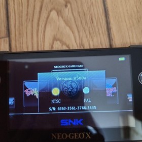 NEOGEO X GOLD Limited Edition Handheld Console with 2 Mega Pack Sets