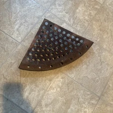 Vintage Cast Iron Corner Tool Shelf, Barn Farm Industrial Blacksmith Tool Holder