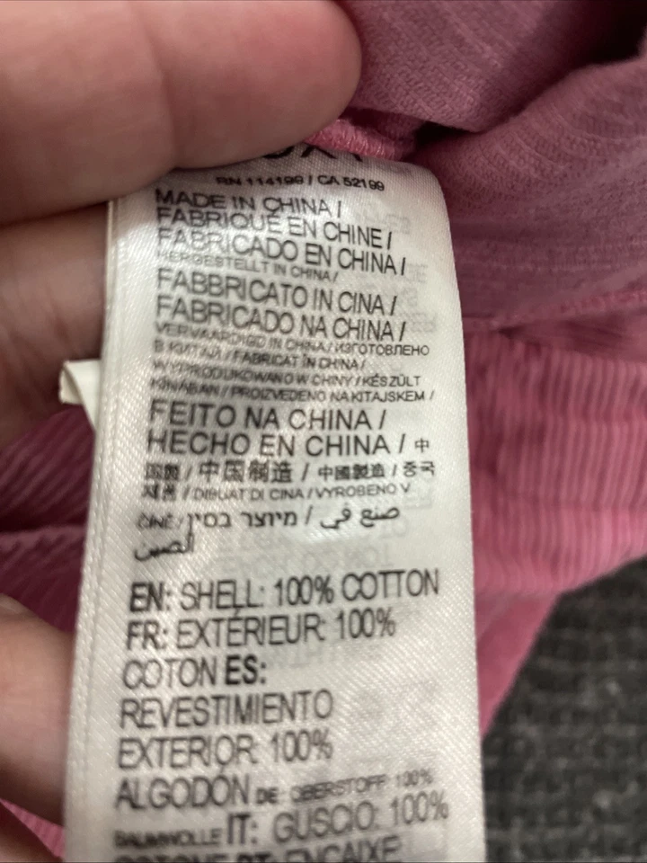 Roxy Sessions 棉灯芯绒短裤粉色高腰 27 码 — 第 4/4 张图片