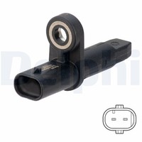 Delphi Sensor, Raddrehzahl SS20801 FüR CitroËN DS Peugeot