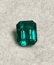 2.29ct Natural Vibrant Green Zambian Emerald Loose Gem