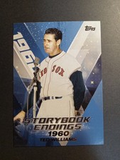 2018 Topps Update Series - Storybook Endings Ted Williams #SE-4 Blue
