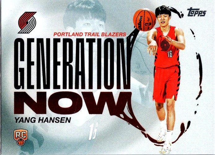 2025-26 Topps #GN-16 Yang Hansen Generation Now