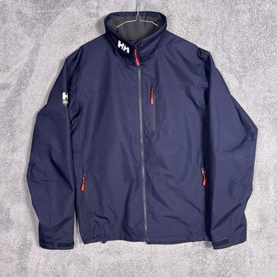 Helly Hansen  Jacket Mens M Windbreaker Full Zip HH Tech Protection Navy Sailing