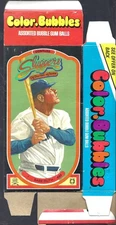 1985 Donruss HOF Sluggers Color Bubbles Babe Ruth Flat Empty Box