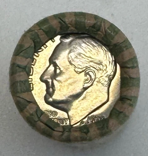 1979 P Roosevelt Dime Roll BWR 50 Coins Uncirculated Sealed Roll