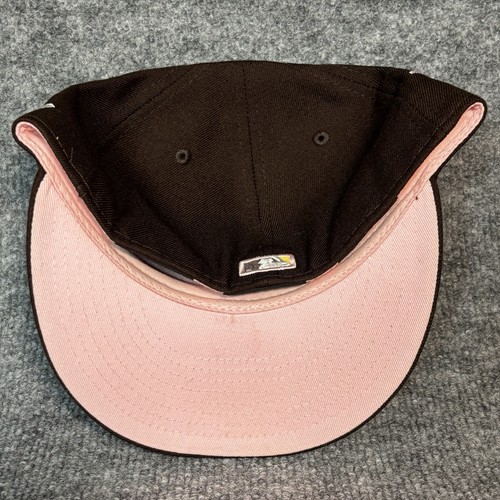 San Diego Padres 1978 All-Star Game Patch Brown Fitted Hat Pink UV 7 1/8 - Picture 3 of 5
