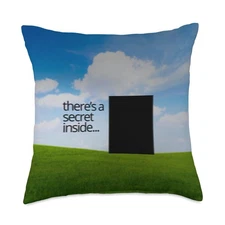 Weirdcore Aesthetic Dreamcore Alternative Lostcore Horror Throw Pillow