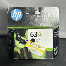 HP 63XL Genuine Original Black Inkjet Ink Cartridge - Expired