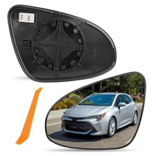 Replacement for Toyota Corolla 2014-2019, Left Side Driver Side Mirror Glass