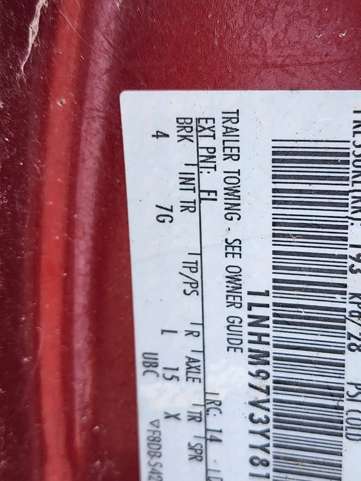 1998-1999-2000-2001-2002 LINCOLN CONTINENTAL HOOD  FL - Image 2 of 2