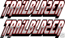 Trailblazer Fender Decals Stickers Red sport 4x4 atv graphics 250 400 2x4